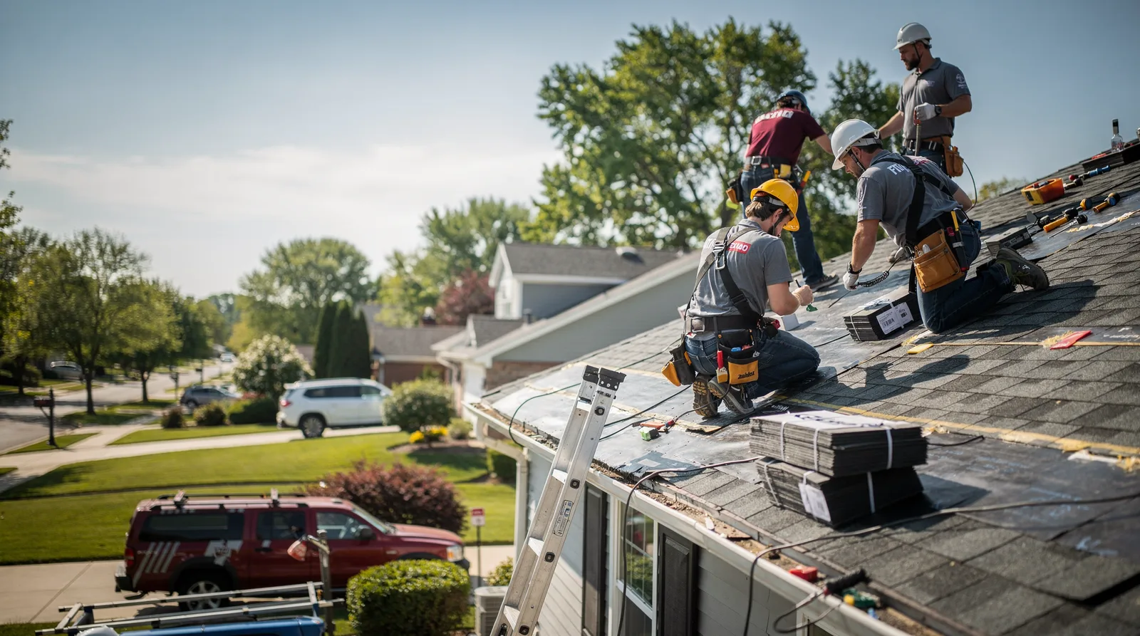 Roof Repair in La Harpe, IL around you